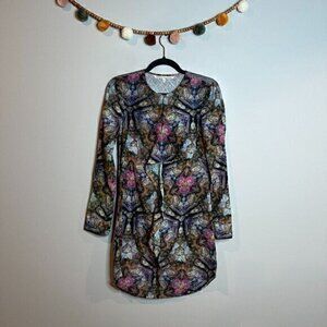 🔆 Rachel Roy colorful mandala watercolor shift dress